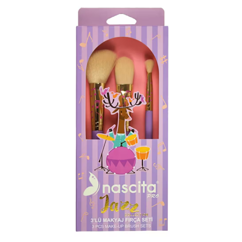 Nascita Jazz 3lü Makyaj Fırça Seti - 146 - 2