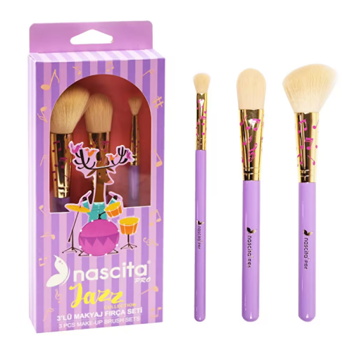 Nascita Jazz 3lü Makyaj Fırça Seti - 146 - Nascita