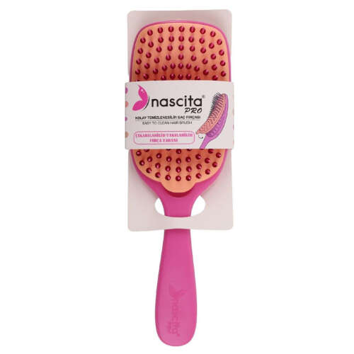 Nascita Kolay Temizlenebilir Saç Fırçası Pembe 68 - Nascita