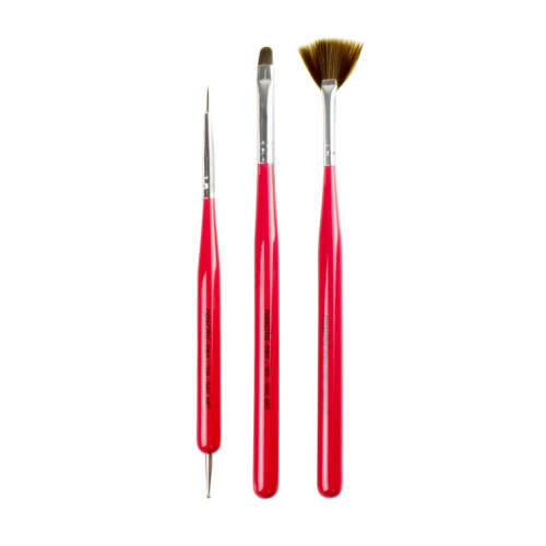 Nascita Nail Art 3lü Tırnak Süsleme Fırça Seti - 1
