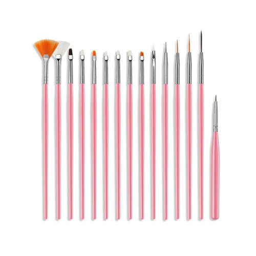 Nascita Pembe Tırnak Fırça Seti 15 li - Nascita