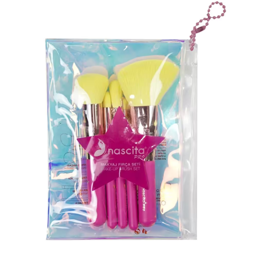 Nascita Pro Seyahat Tipi 5li Makyaj Fırça Seti - 145 - Nascita