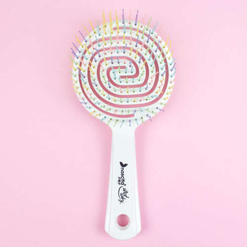 Nascita Pro Üç Boyutlu Yuvarlak Saç Fırçası-05 Beyaz - Nascita