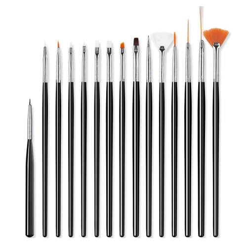 Nascita Siyah Tırnak Fırça Seti 15 li - Nascita