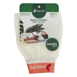 Nascita Spa Hassas Ciltler İçin Banyo Kesesi Beyaz - 1