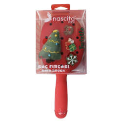 Nascita Twistlo Yılbaşı Temalı Saç Fırçası Kırmızı 76 - 1