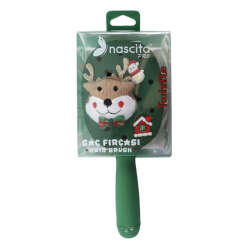 Nascita Twistlo Yılbaşı Temalı Saç Fırçası Yeşil 76 - 1