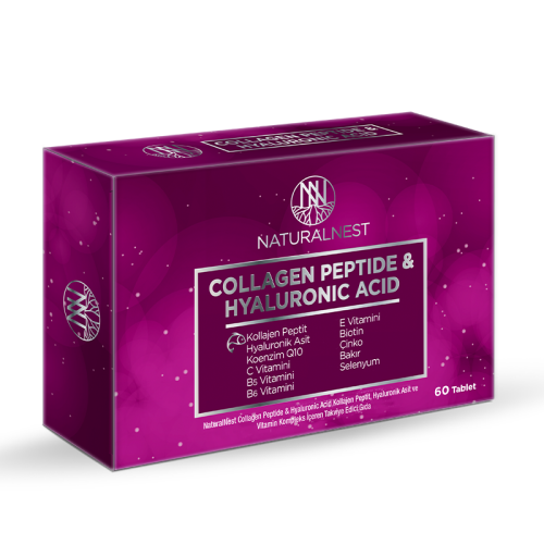 Naturalnest Collagen Peptide-Hyaluronic Acid 60 Kapsül - 1