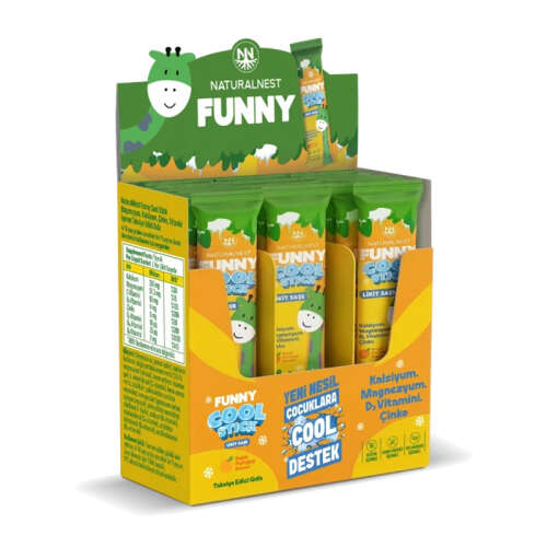 Naturalnest Funny Cool Stick Takviye Edici Gıda 15 Saşe - Naturalnest