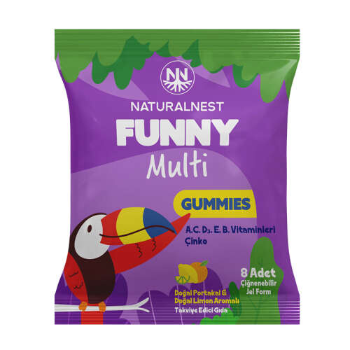 NaturalNest Funny Multi Gummies 1 Poşet - 1