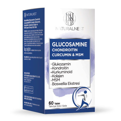 NaturalNest Glucosamine Chondroitin MSM 60 Tablet - Naturalnest