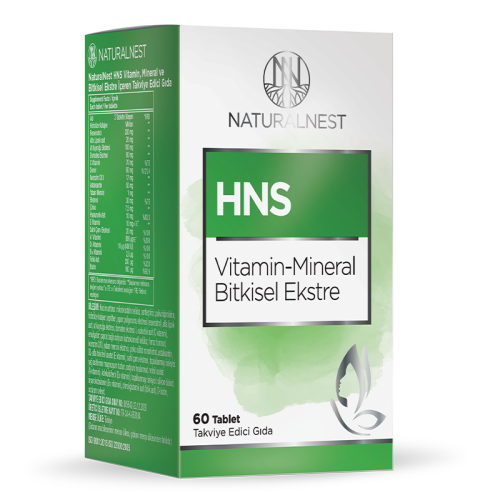 Naturalnest HNS Vitamin-Mineral Bitkisel Ekstre 60 Tablet - Naturalnest