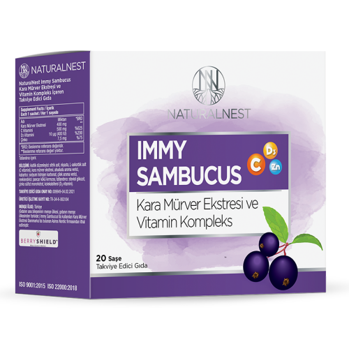 Naturalnest Immy Sambucus Takviye Edici Gıda 20 Saşe - 1