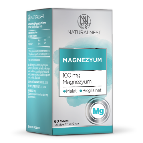 Naturalnest Magnezyum 60 Tablet - Naturalnest