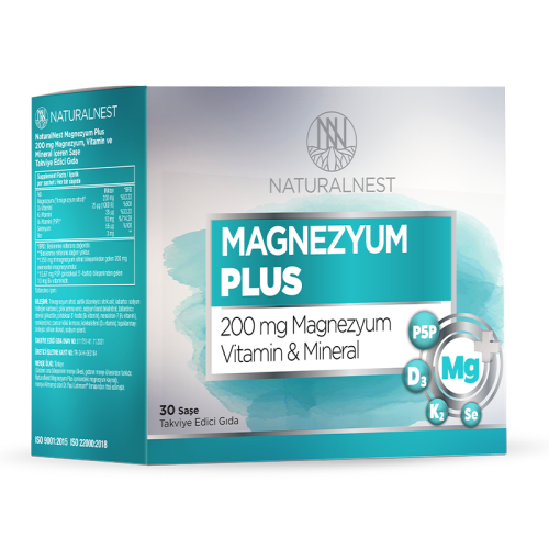 Naturalnest Magnezyum Takviye Edici Gıda 30 Saşe - Naturalnest