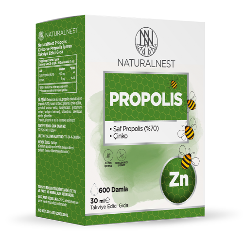 Naturalnest Propolis ve Çinko İçeren Takviye Edici Gıda 30 ml - 1