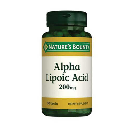 Natures Bounty Alpha Lipoic Acid 200 mg Takviye Edici Gıda 30 Kapsül - Natures Bounty