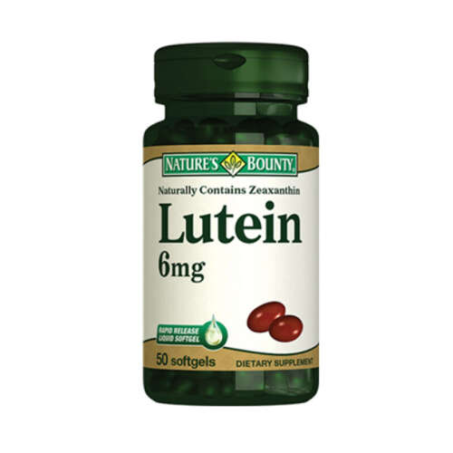 Natures Bounty Lutein 6 mg Takviye Edici Gıda 50 Kapsül - Natures Bounty