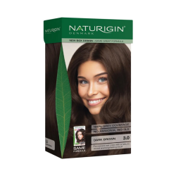 Naturigin Organik İçerikli Saç Boyası 3.0 Koyu Kahverengi - 1