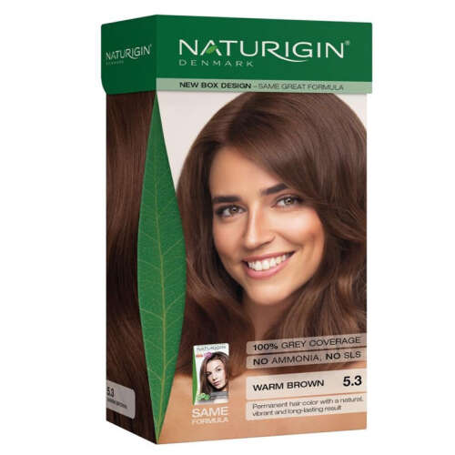 Naturigin Organik İçerikli Saç Boyası 5.3 Koyu Kumral - 1