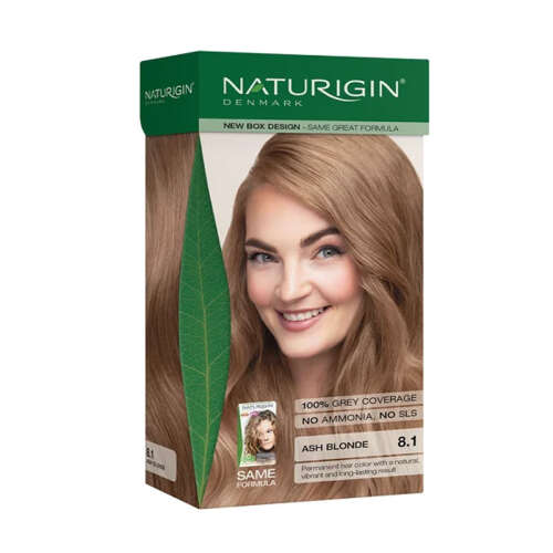 Naturigin Organik İçerikli Saç Boyası 8.1 Açık Kül Sarısı - Naturigin