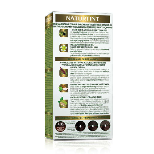 Naturtint Doğal Saç Boyası - 4.35 Yoğun Capuchino - 4