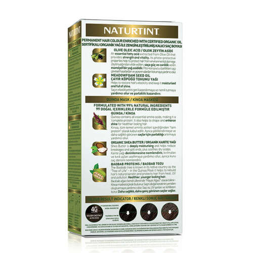 Naturtint Doğal Saç Boyası - 4G Altın Kestane - 4