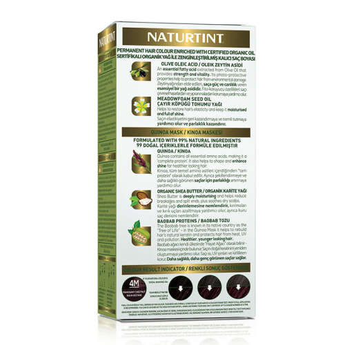 Naturtint Doğal Saç Boyası - 4M Maun Kestane - 4