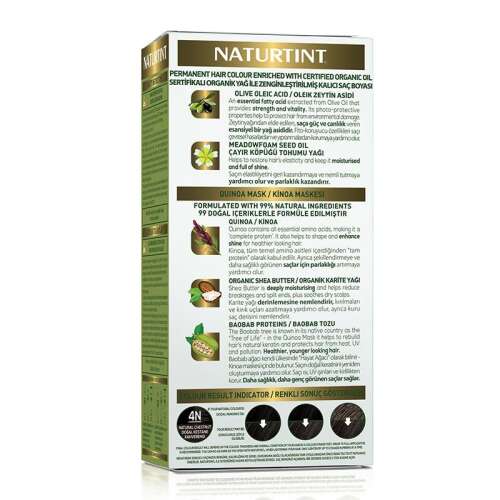 Naturtint Doğal Saç Boyası - 4N Doğal Kestane - 4