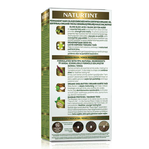 Naturtint Doğal Saç Boyası - 6G Koyu Altın Sarı - 4