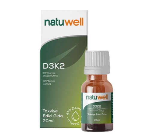 Natuwell D3K2 Damla 20 ml - Natuwell