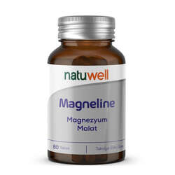 Natuwell Magneline Magnezyum Malat İçerikli Takviye Edici Gıda 60 Tablet