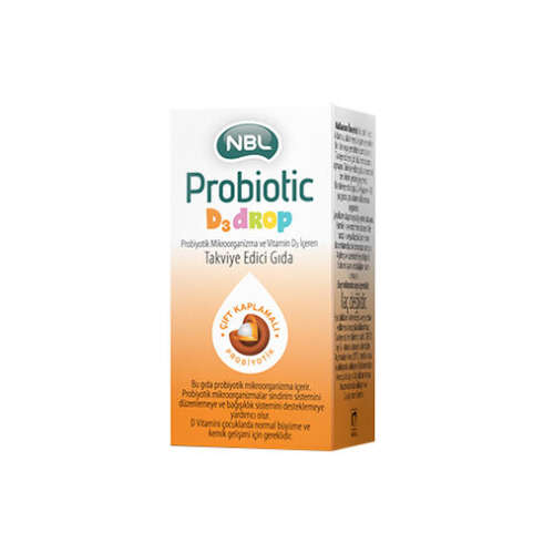 NBL Probiotic D3drop Takviye Edici Gıda 7.5 ml - NBL