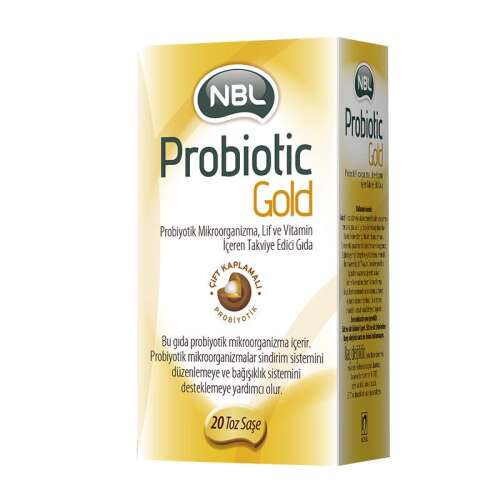 NBL Probiotic Gold Takviye Edici Gıda 20 Toz Saşe - 1