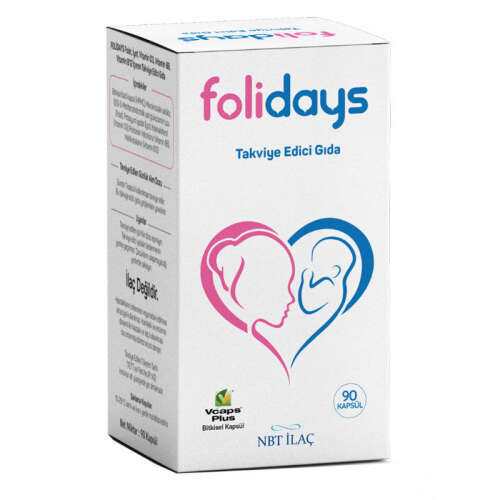 NBT Folidays Takviye Edici Gıda 90 Kapsül - 1