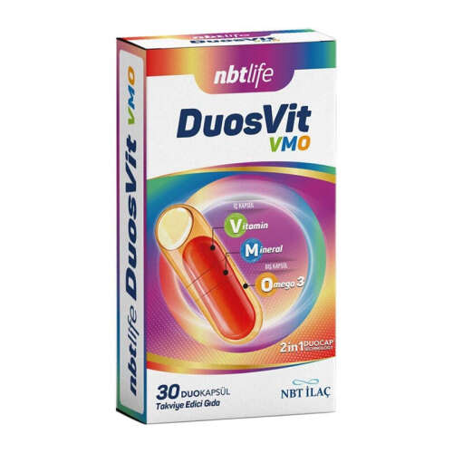Nbt İlaç Duosvit DHA Takviye Edici Gıda 30 Kapsül - NBT Life