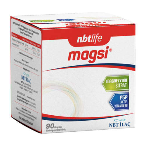 NBT İlaç Magsi Psf Takviye Edici Gıda 90 Kapsül - NBT Life