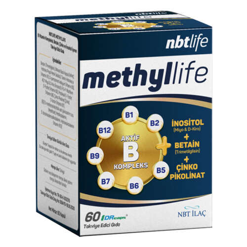 NBT İlaç Methllife Takviye Edici Gıda 60 Kapsül - NBT Life