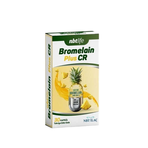 NBT Life Bromelain Plus CR 30 Kapsül - NBT Life