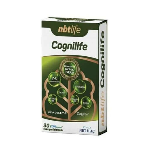 Nbt Life Cognilife Takviye Edici Gıda 30 Kapsül - NBT Life