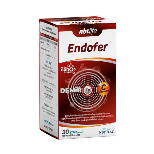 Nbt Life Endofer Takviye Edici Gıda 30 Kapsül - NBT Life