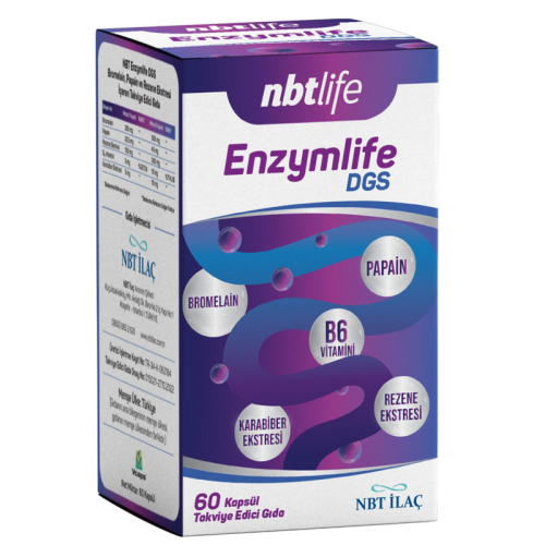 Nbt Life Enzymlife DGS Takviye Edici Gıda 60 Kapsül - NBT Life