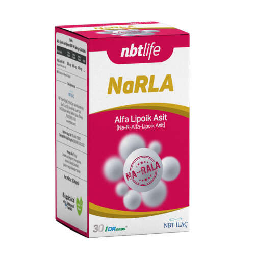 Nbt Life Narla Alfa Lipoik Asit Takviye Edici Gıda 30 Kapsül - NBT Life