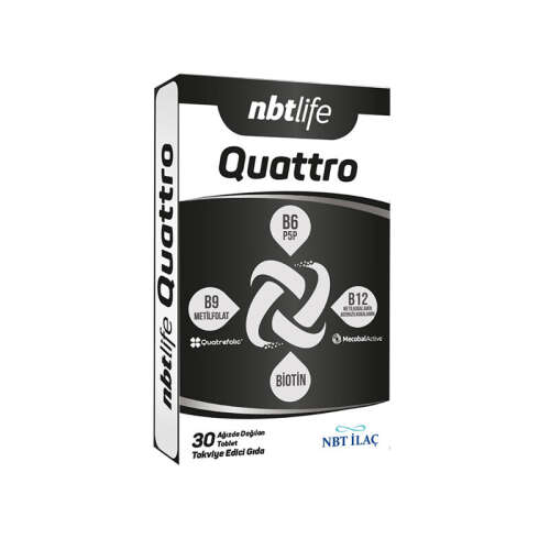 Nbt Life Quattro Takviye Edici Gıda 30 Tablet - NBT Life