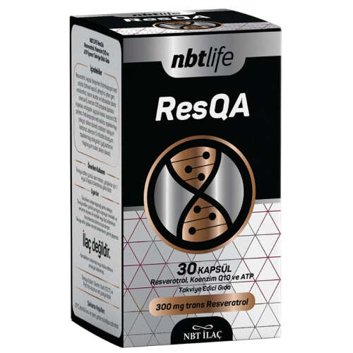 NBT Life ResQa Resveratrol ve Koenzim Q10 30 Kapsül - NBT Life