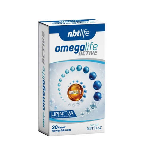 Nbtlife Omegalife Active Takviye Edici Gıda 30 Kapsül - 1