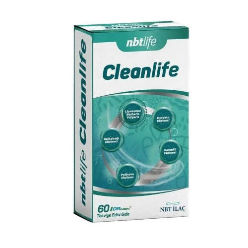 NbtLlife Cleanlife Takviye Edici Gıda 60 Kapsül - 1