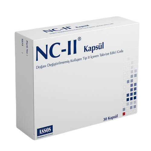 NC-II Kollajen Tip II Takviye Edici Gıda 30 Kapsül - Assos İlaç