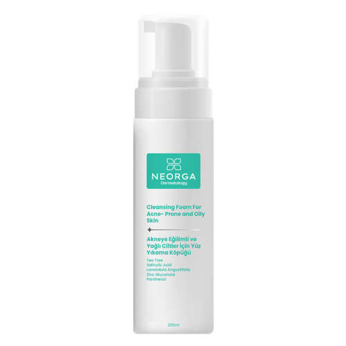 Neorga Akneye Eğilimli ve Yağlı Ciltler İçin Yüz Yıkama Köpüğü 200 ml - Neorga