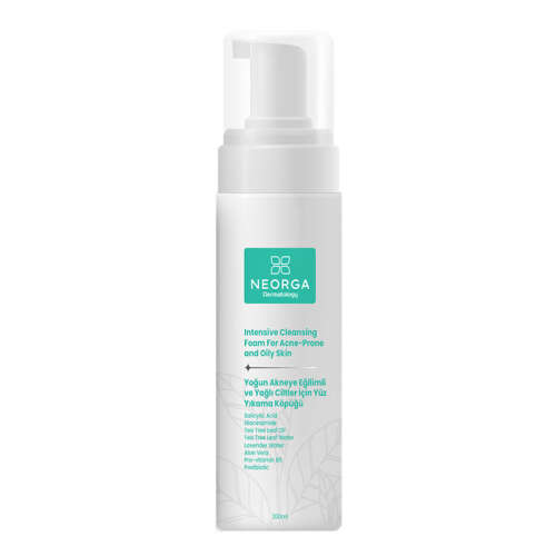 Neorga Yoğun Akneye Eğilimli ve Yağlı Ciltler İçin Yüz Yıkama Köpüğü 200 ml - Neorga